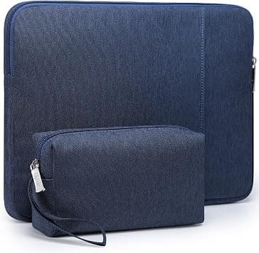HYZUO 13 Inch Laptop Sleeve Bag Set for MacBook Air 13 M5/M4/M3/M2/M1 A3449 2026-2018, 13" MacBook Neo 2026 A3404, MacBook Pro 13 M2/M1 2026-2016, iPad Pro/Air 13, XPS 13, Surface Pro, Navy Blue on Amazon.ae - Price Tracker