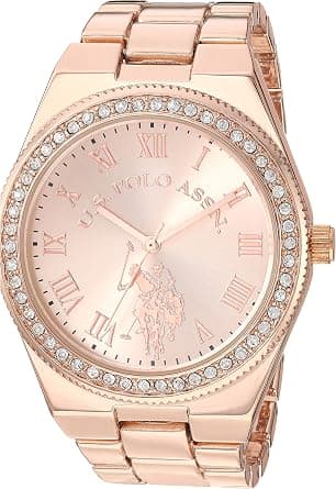 U.S. POLO ASSN. USC40225 Women's Quartz Watch, Analog Display and Stainless Steel Strap on Amazon - Best Deal Finder