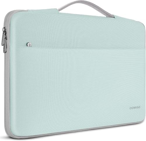 DOMISO 13 Inch Laptop Bag Laptop Bag Notebook Sleeve Case Bag Protective Case Compatible with Macbook Air 13 M4 M3 M2 2025, MacBook Pro M2, iPad Air, Dell, Lenovo, Laptop Sleeve Women, Mint Green on Amazon.ae - Price Tracker