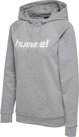 hummel Women's HMLGO COTTON LOGO HOODIE Hooded Sweatshirt على Amazon.ae - متتبع الأسعار