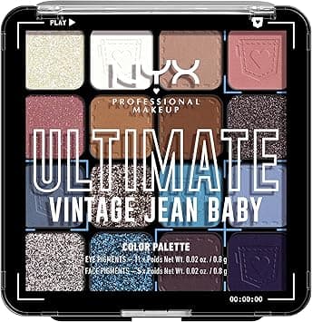 NYX PROFESSIONAL MAKEUP, Ultimate Shadow Palette, Eyeshadow Palette - Vintage Jean Baby on Amazon.ae - Price Tracker