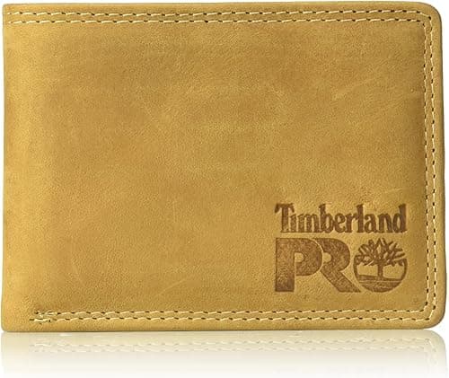 Timberland PRO mens Leather RFID Wallet With Removable Flip Pocket Card Carrier Wallet on Amazon.ae - Price Tracker