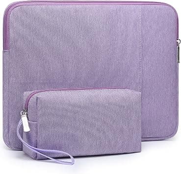 HYZUO 13 Inch Laptop Sleeve Bag Set for MacBook Air 13 M5/M4/M3/M2/M1 A3449 2026-2018, 13" MacBook Neo 2026 A3404, MacBook Pro 13 M2/M1 2026-2016, iPad Pro/Air 13, XPS 13, Surface Pro, Lilac Purple on Amazon.ae - Price Tracker