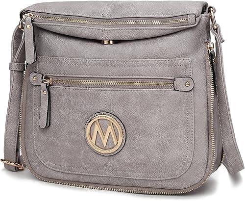 MKF Crossbody Bag for Women – PU Leather Expandable Messenger Purse – Designer Pocketbook Handbag Shoulder Strap on Amazon.ae - Price Tracker